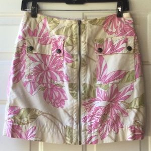 Tommy Hilfiger Floral Print Skirt Size 2 EUC